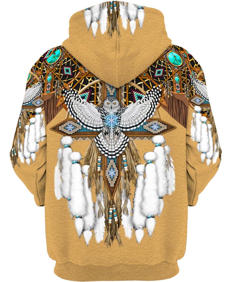 Native American White Owl Feathers