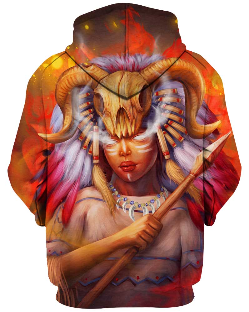 Native American Pride Skull Queen