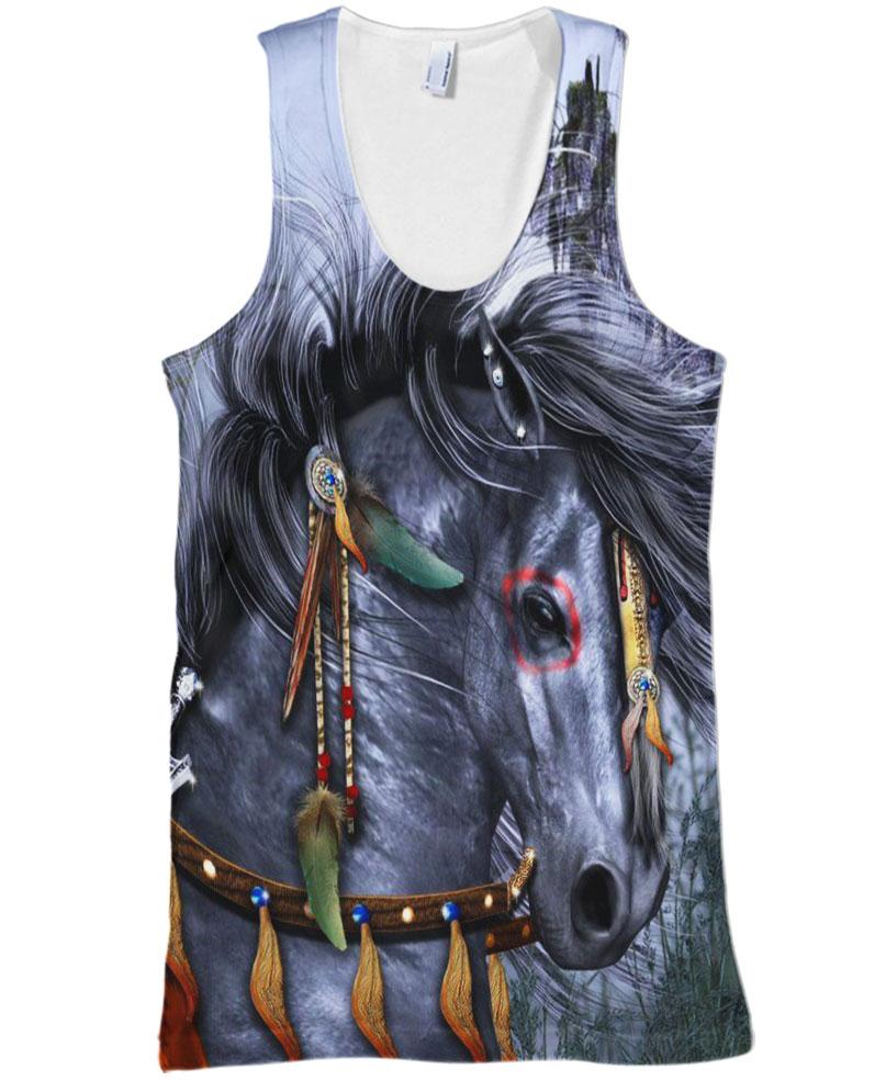 Native American Sadness Of Horse