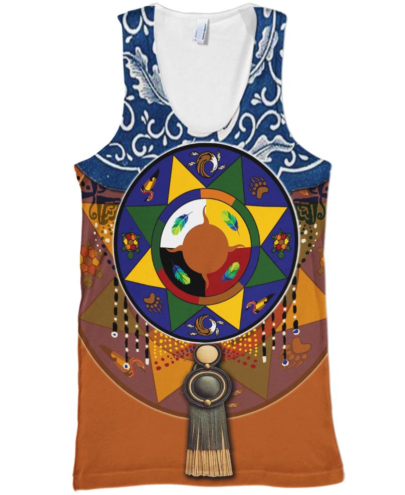 Native American Round Shape Traditional
