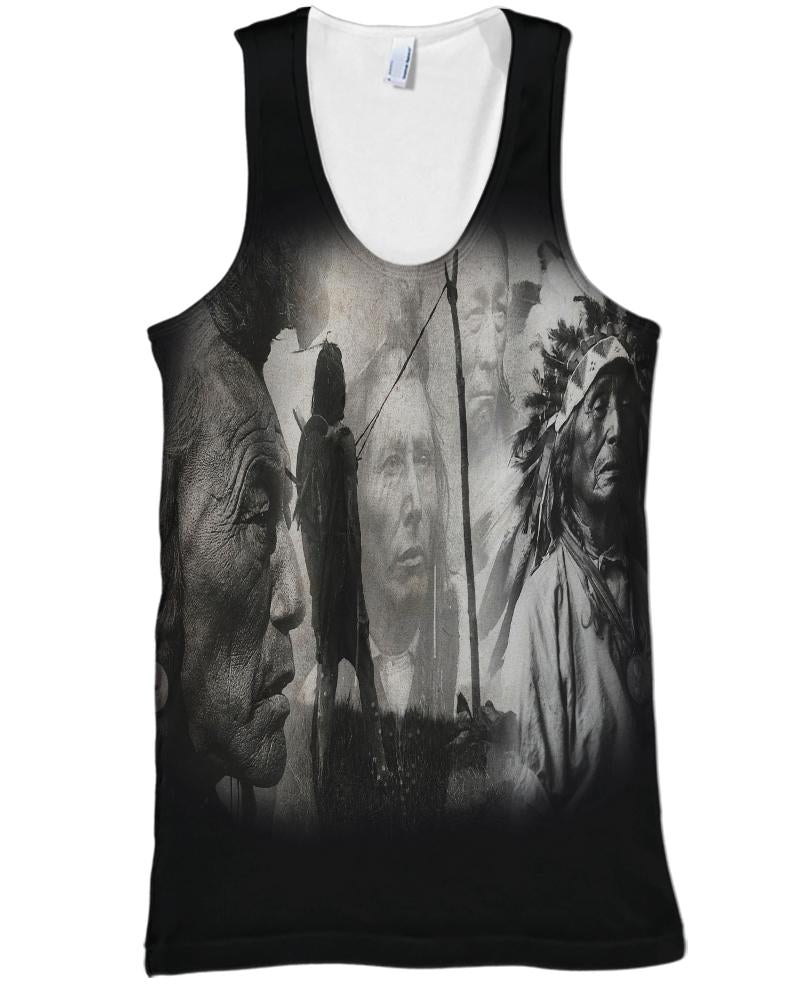 Native American White Black Indian Chief