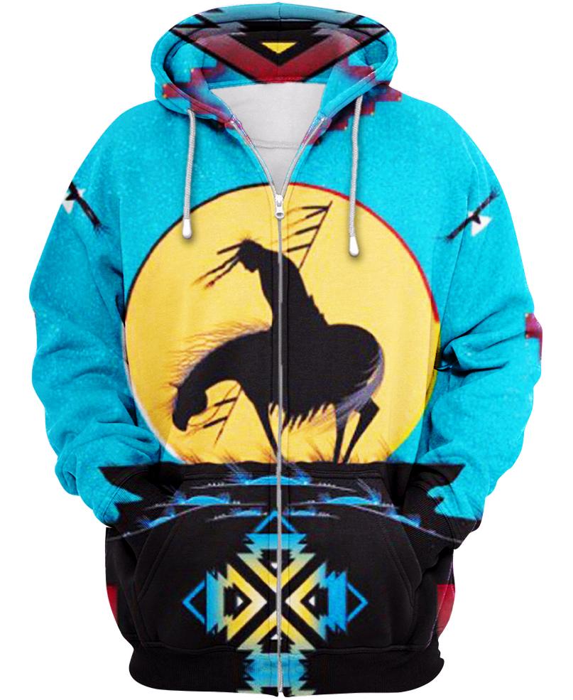 Native American Blue Horse