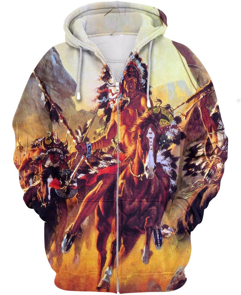 Native American The Fight Of Hero