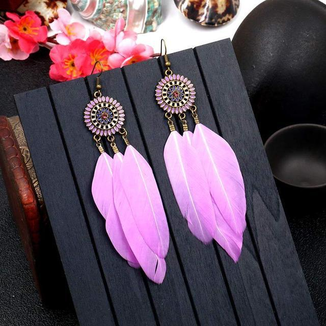 Earrings for Women Trend Boho Vintage Tassel Earrings