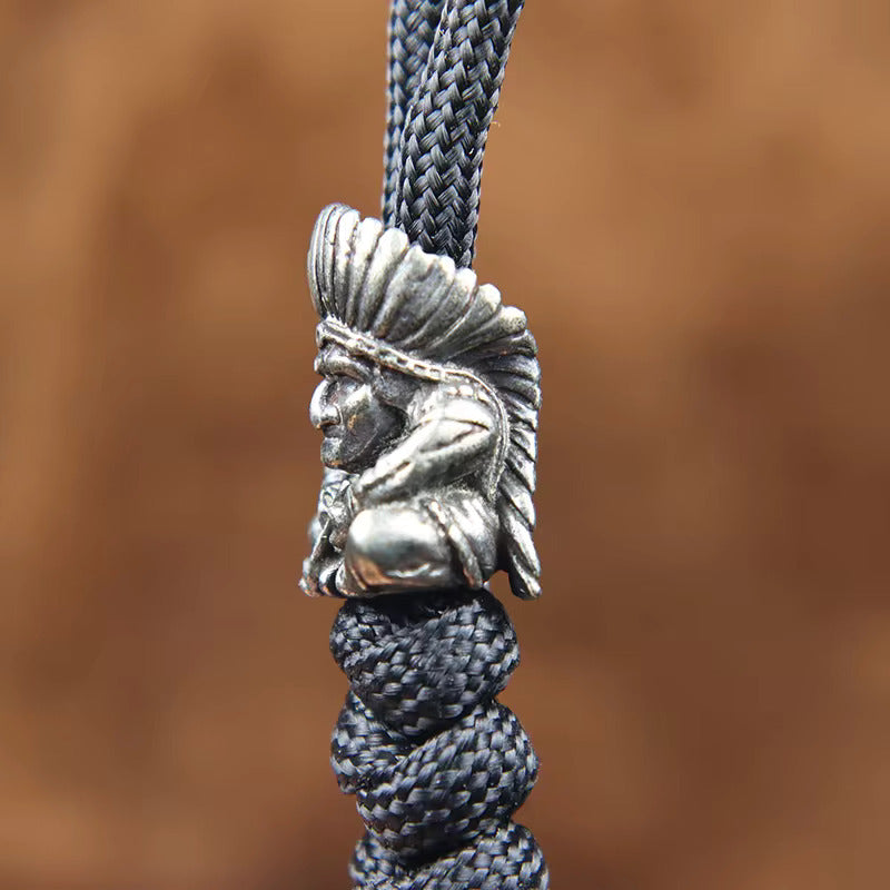 Indian Elders Chief Beard Bead