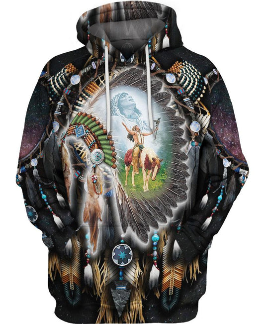 Native American Indian Chief Proud