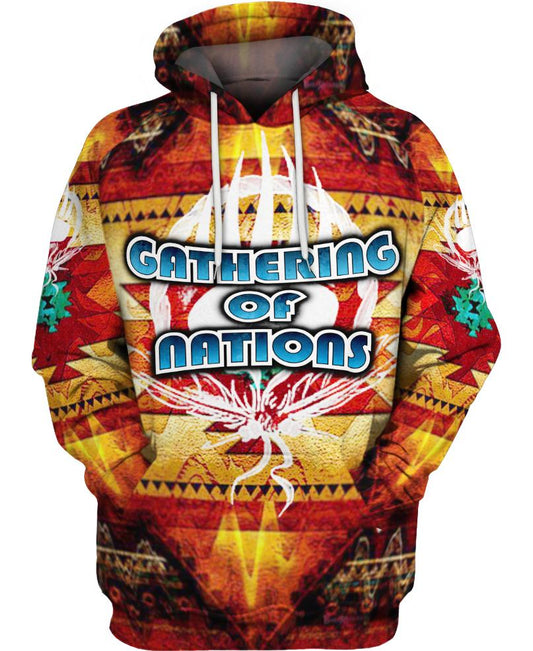 Native American Gathering Of Nations Pattern