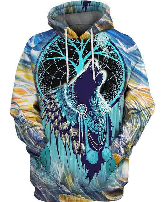 Native American Blue Wolf Dream