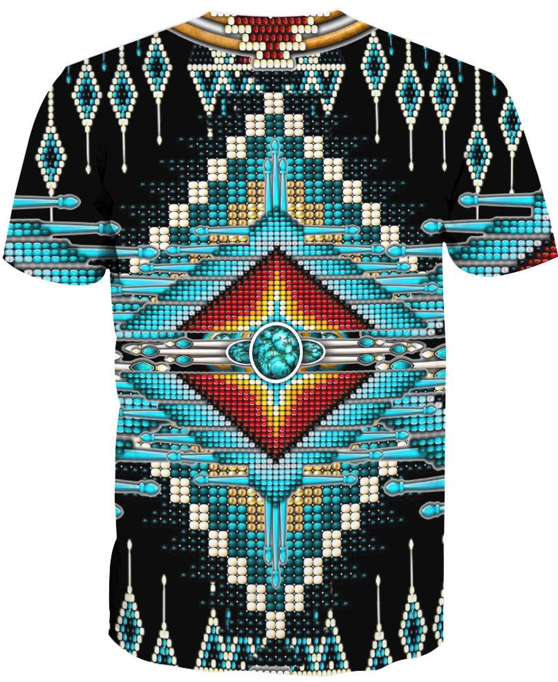 Native American Blue Pattern