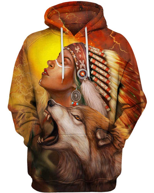 Native American Great Pride wolf